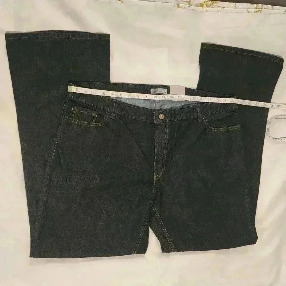 Dickies Women's Size‎ 18R Industrial Denim 5-Pocket Dark Wash Denim Jeans FD231
